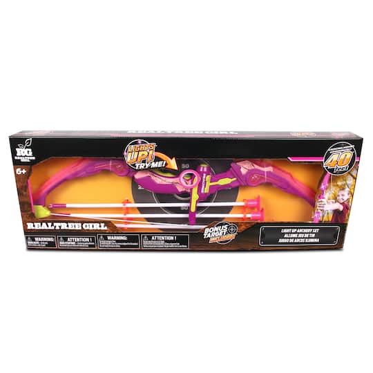 RealTree Girl® Pink Light-Up Archery Set